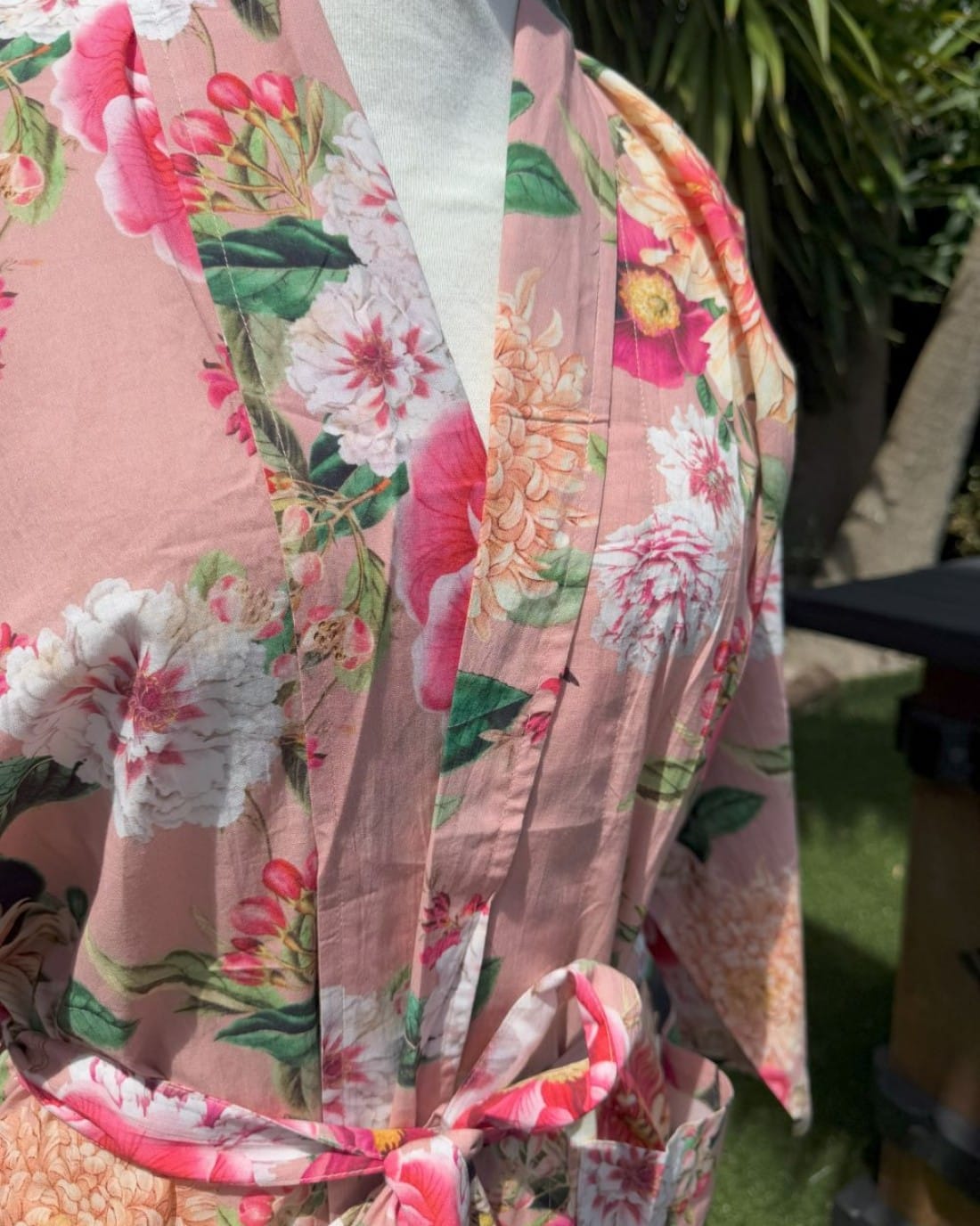 Floressents - Fleur Kimono Robe Blush