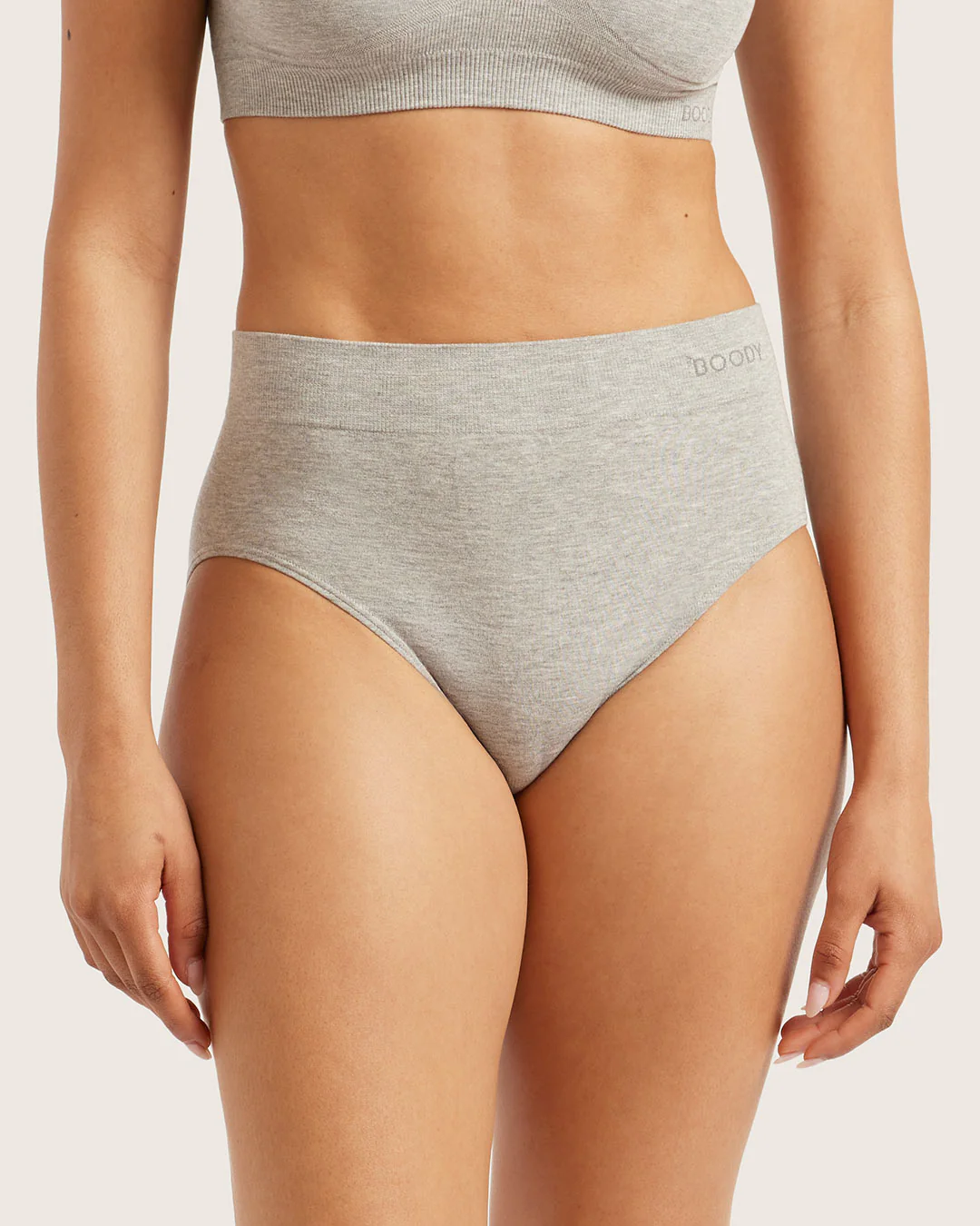 Boody - Full Briefs Light Grey Marl - Image 7
