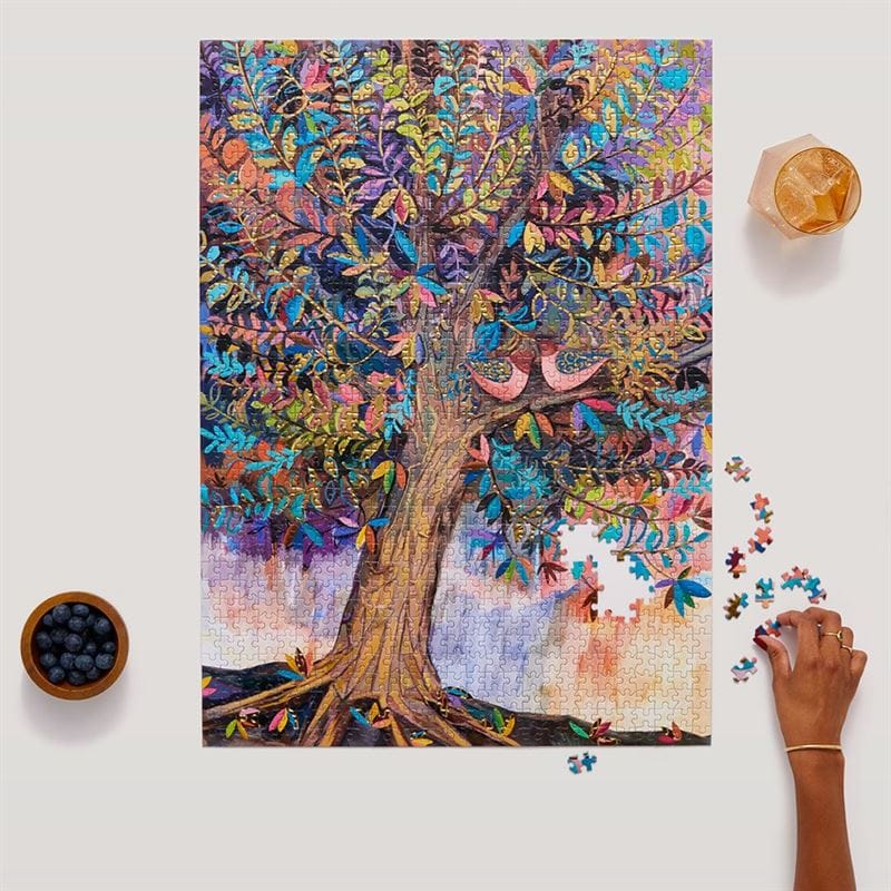 WerkShoppe - Illumination Tree 1000PC Gold Foil Puzzle - Image 3