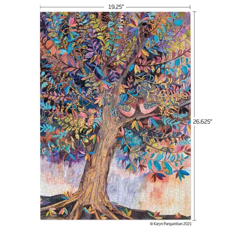 WerkShoppe - Illumination Tree 1000PC Gold Foil Puzzle - Image 2