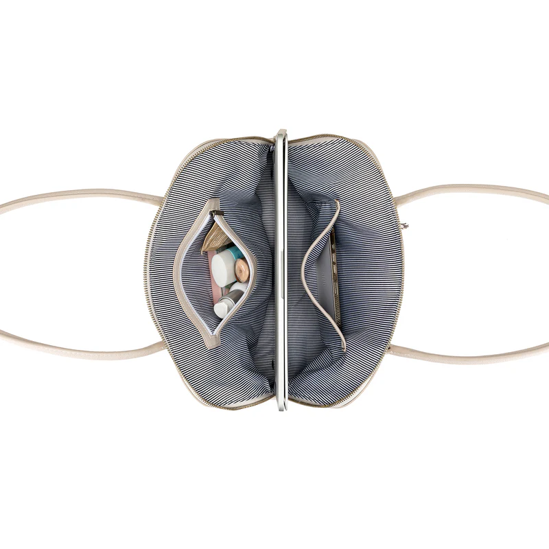 Black Caviar Designs - Francesca 3pce Shoulder Bag Oatmeal - Image 2