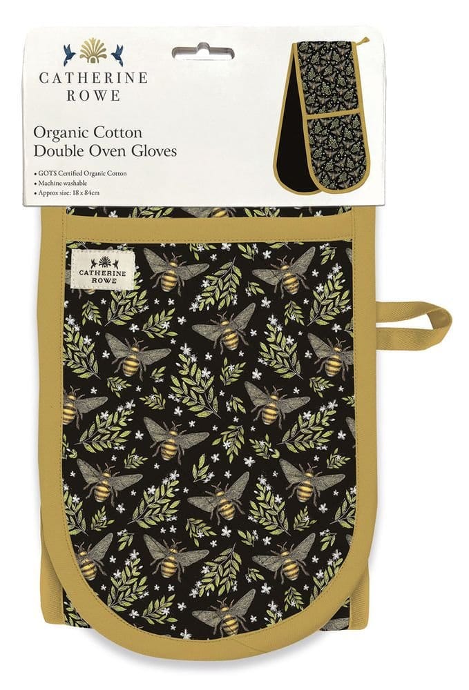 Double Oven Glove - Bee Pattern - Image 2