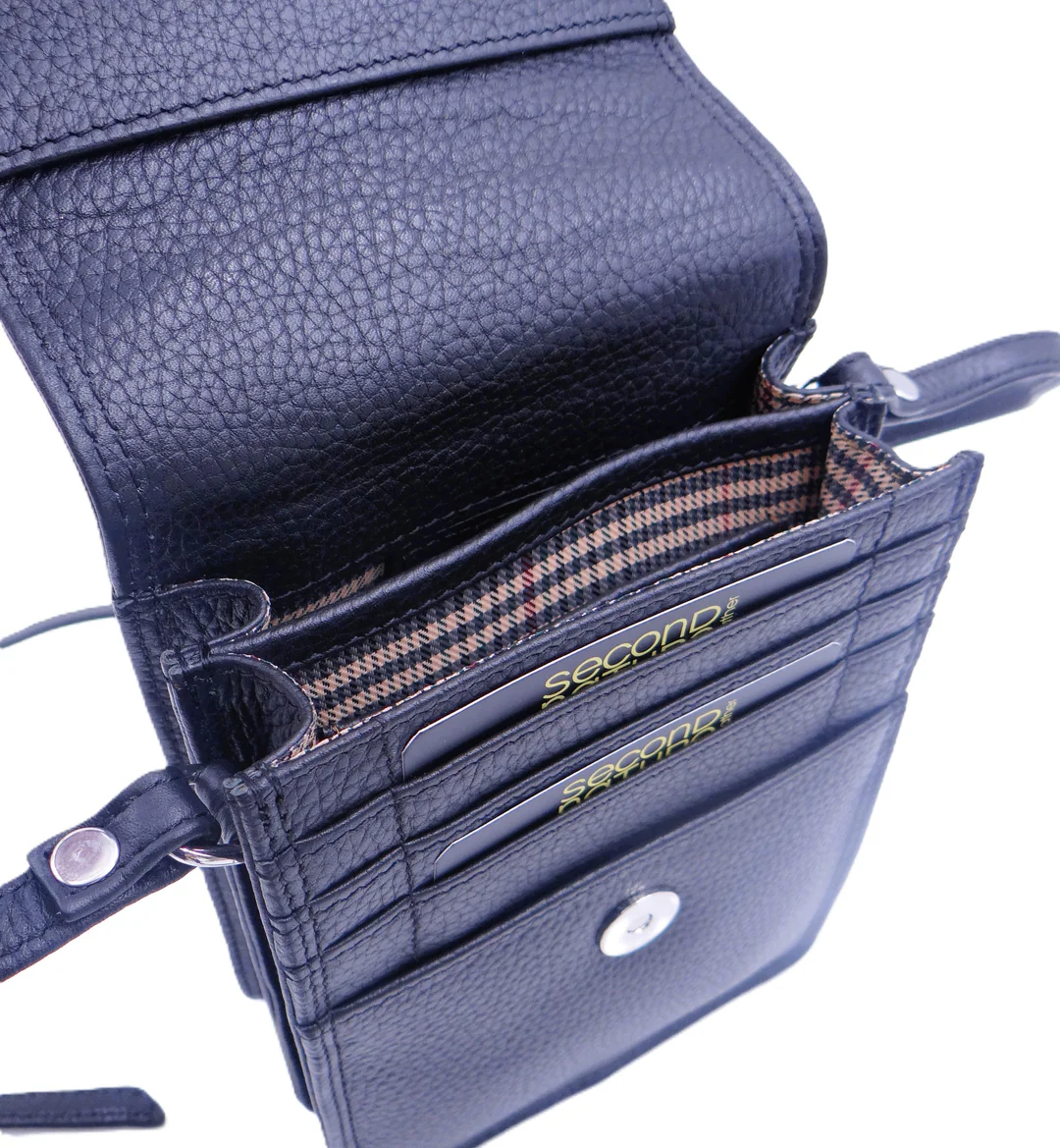 Traveller Cross Body Bag Black - Second Nature Leather - Image 4
