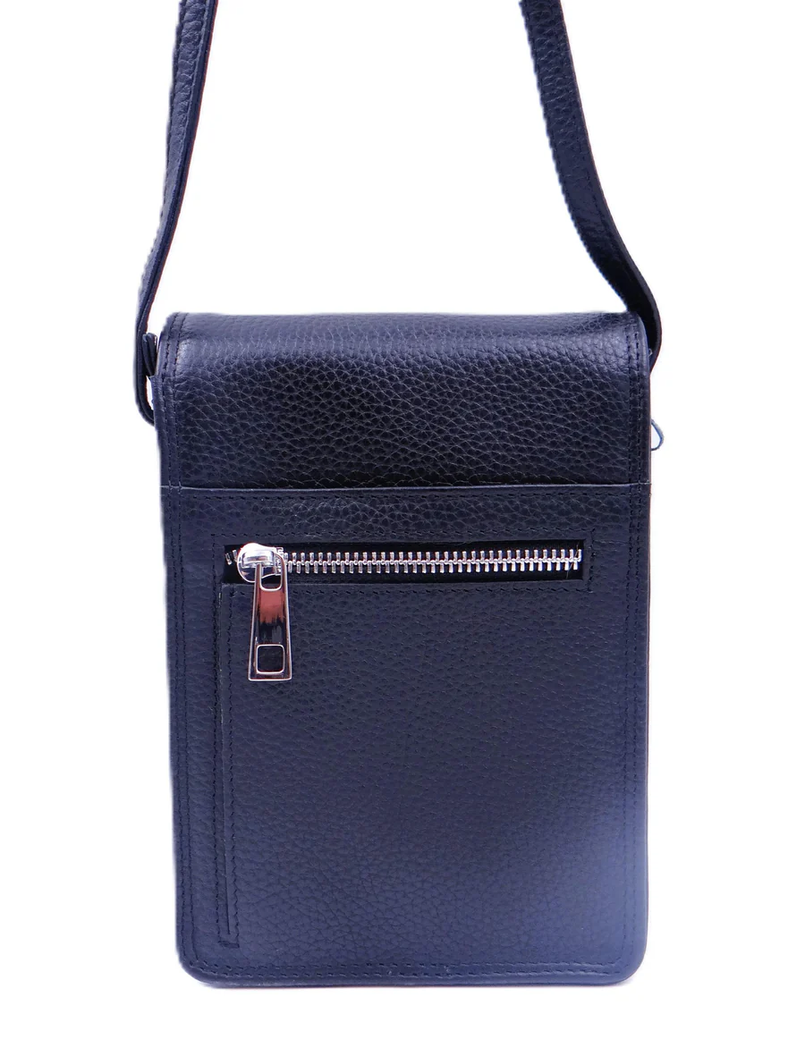 Traveller Cross Body Bag Black - Second Nature Leather - Image 3