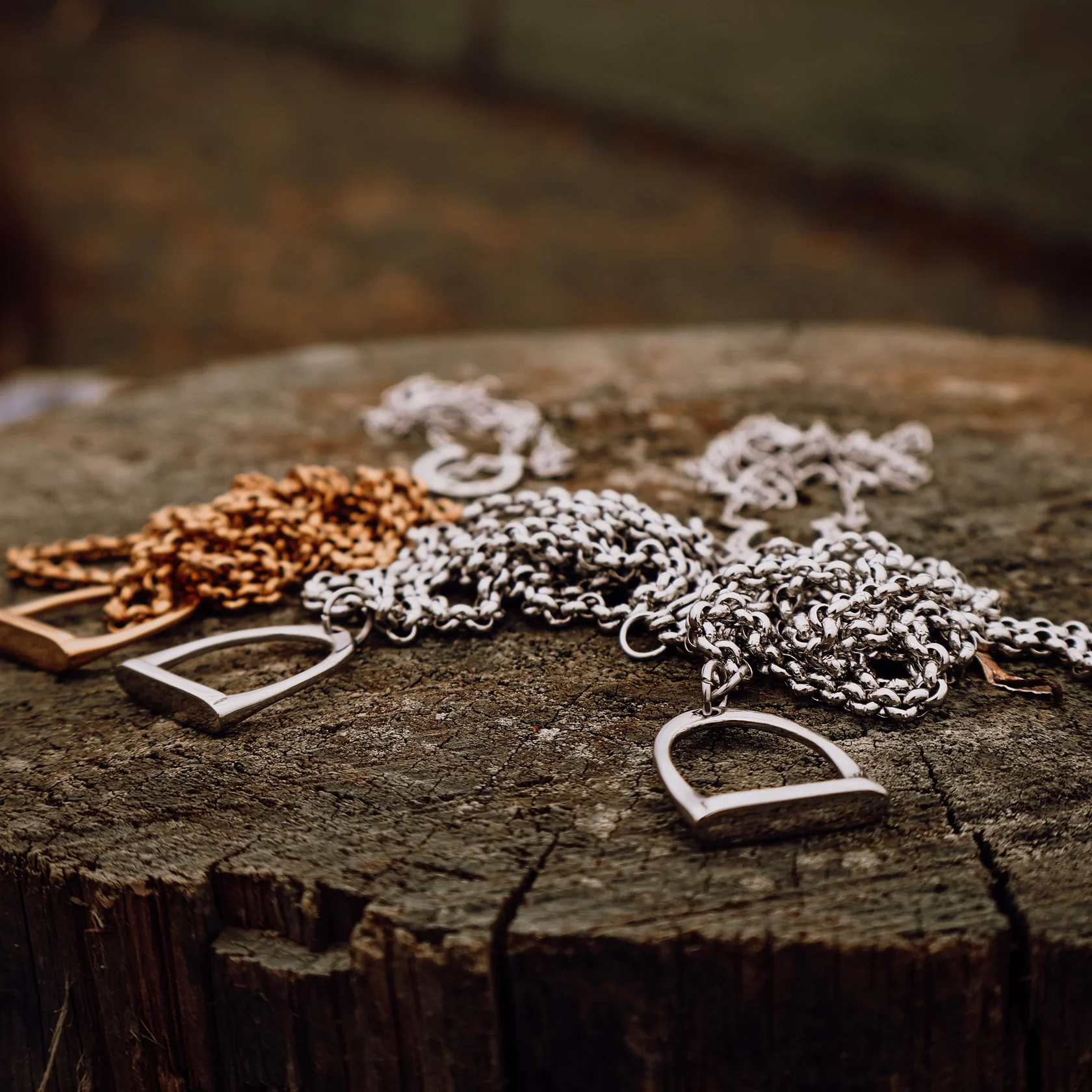 Stirrup Necklace Silver - Katy B Jewellery - Image 2